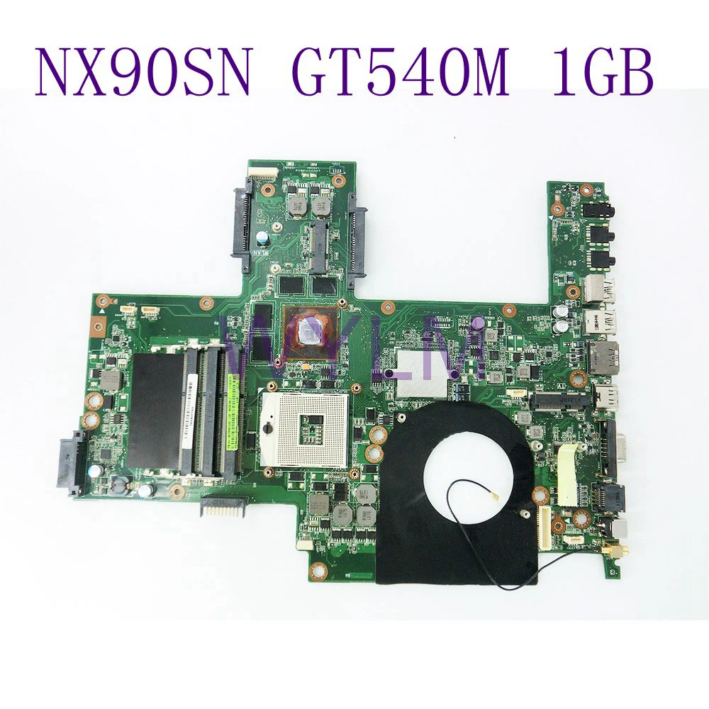 NX90SN HM65 GT540M 1 ГБ N12P GS A1 материнская плата REV 2 0 для ASUS NX90S Материнская ноутбука DDR3