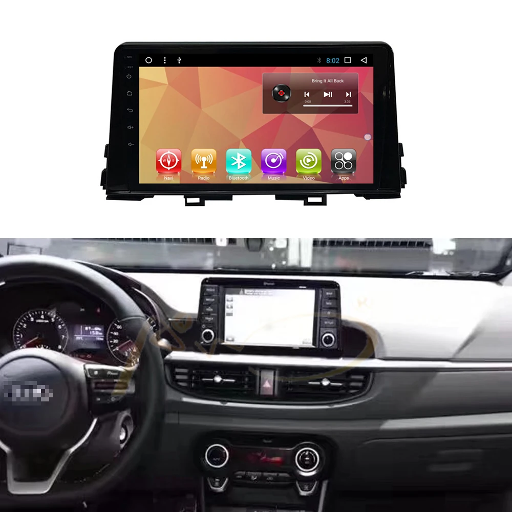 Android 7 1 автомобильное радио GPS Navi для Kia Picanto Morning 2016 2018 навигатор мультимедийный