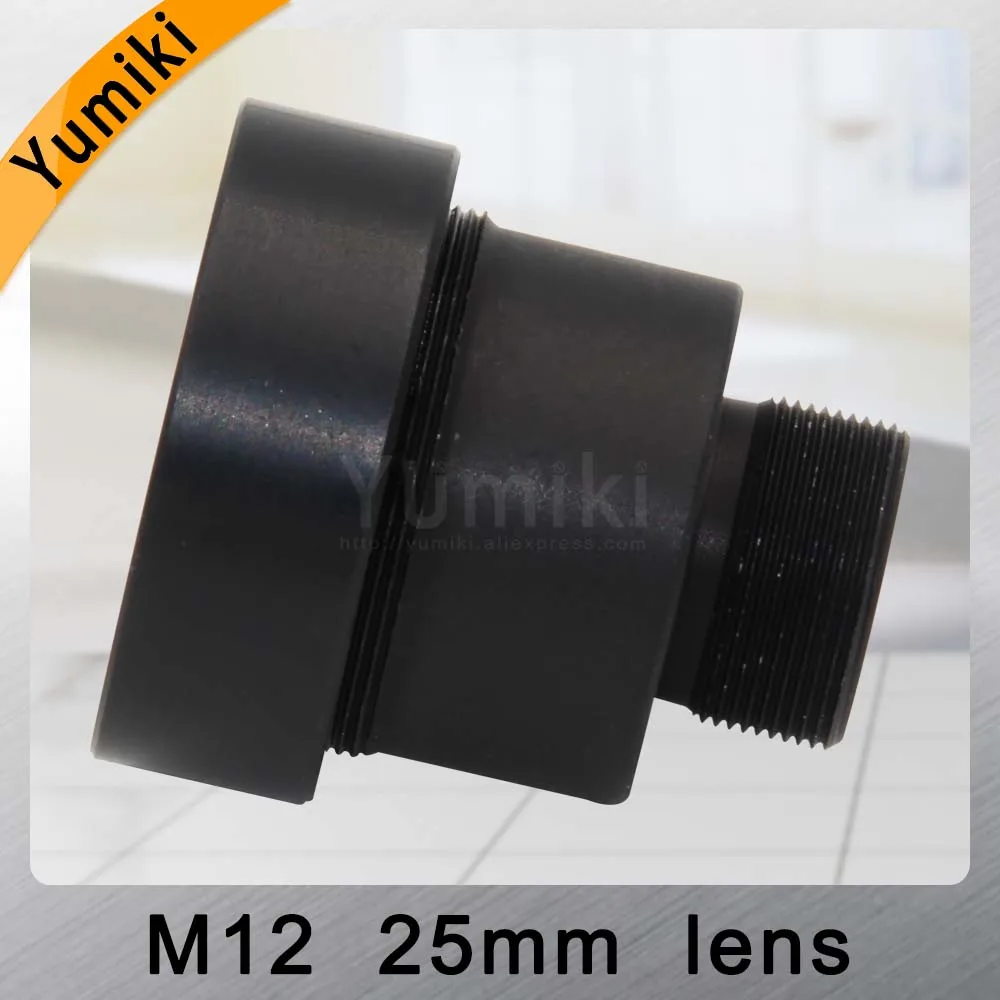 Yumiki CCTV объектив 25 мм M12* 0,5 14 градусов 1/" F1.2 CCTV MTV плата объектив для камеры видеонаблюдения