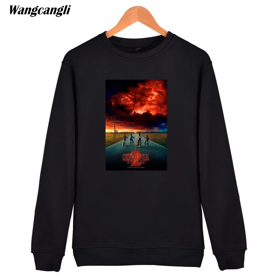 

Stranger Things Hip Hop Casual Sweatshirt Men Hoodie Pullover Winter Warm Mens Hoodies and Sweatshirts Tracksuit Brand Clothes
