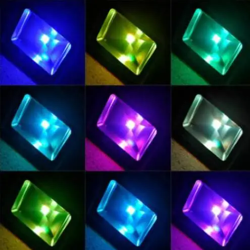 RGB 10 Вт 20 30 светодиодный прожектор освещение для улицы отражатель