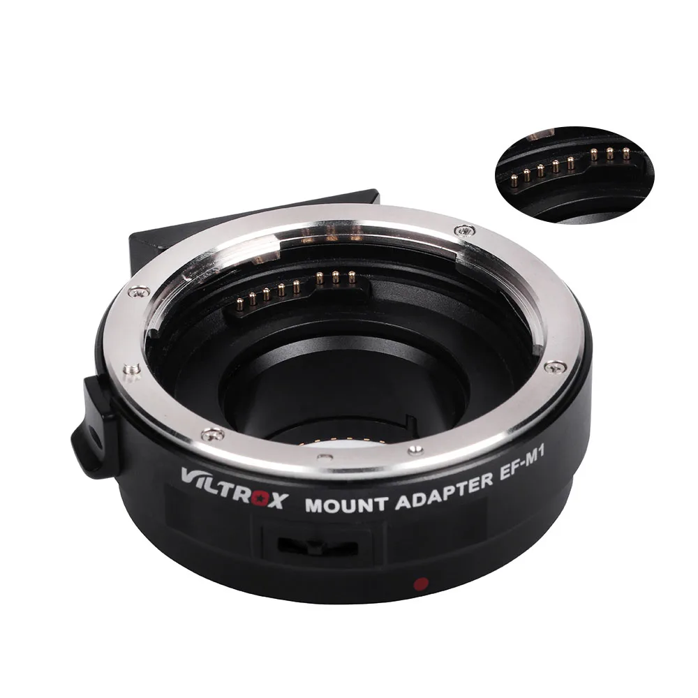 Адаптер объектива Viltrox с кольцевым креплением и автофокусом для Canon EF/4/3 M4/3 Micro