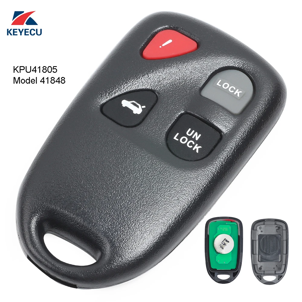 

KEYECU Replacement Remote Car Key Fob for Mazda RX-8 2004-2008 That Use FCC KPU41805 and Model 41848