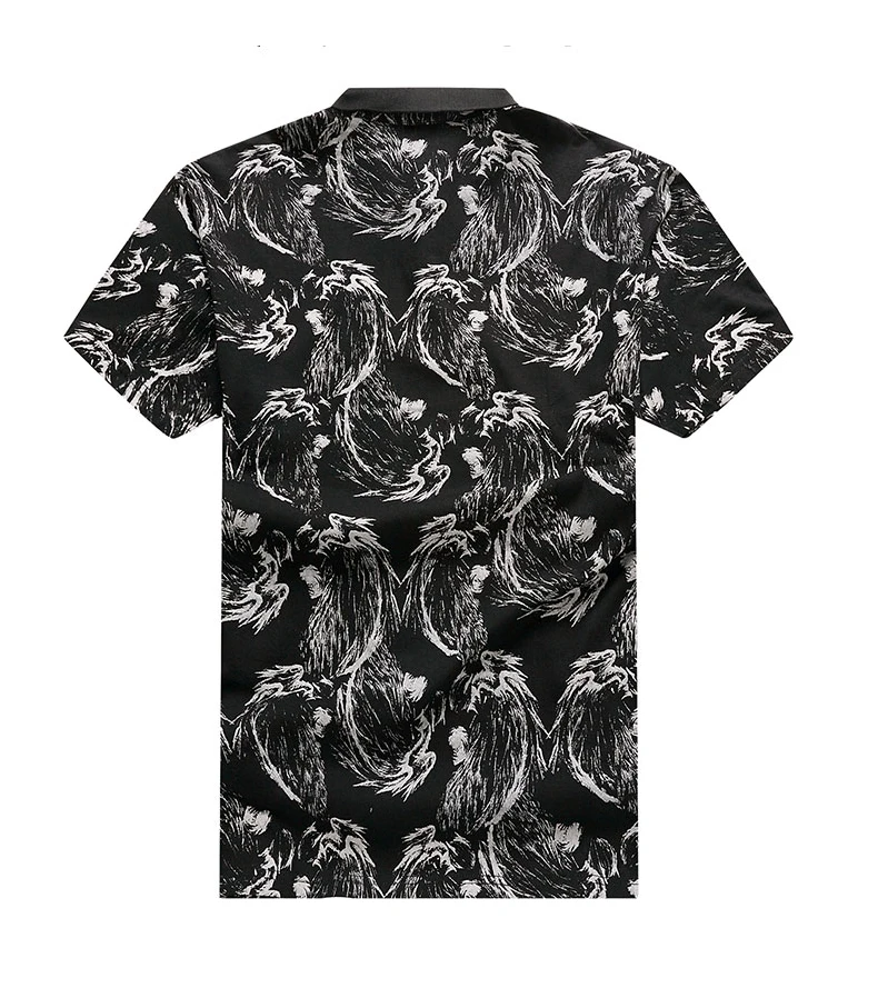 Новая Винтажная Мужская рубашка поло 5XL 6XL 7XL размера плюс Мужская рубашка поло летняя повседневная Свободная рубашка поло с коротким рукавом для больших мужчин