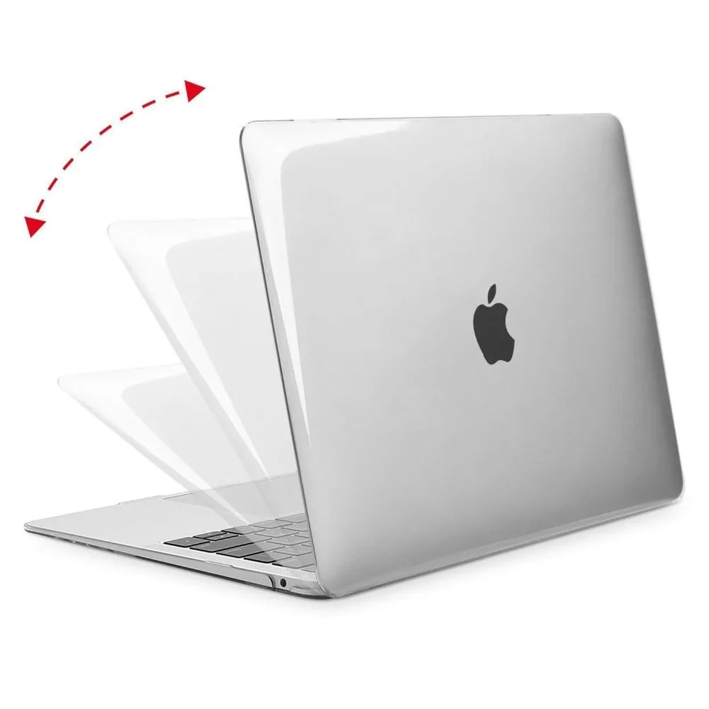 MOSISO Кристальный чехол для Macbook Air 13 дюймов A1932 ноутбук пластиковая крышка корпус Mac Air Pro 13 A1706 A1708 A1989 A2159