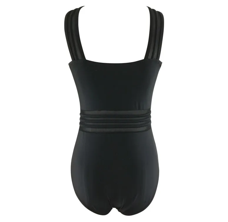 Rhyme Lady new one piece swimsuit sexy mesh swimwear women solid color Monokini Brazilian push up swimming suit XXL | Спорт и