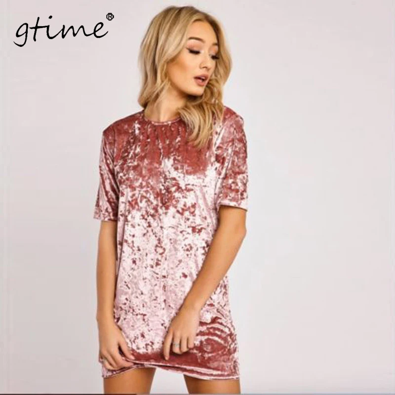 GTIME дропшиппинг элегантное платье Весна Лето Дамские круглые Платья с коротким