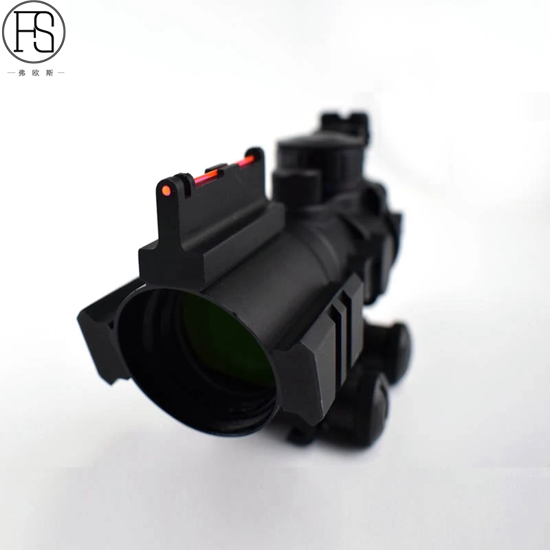 Tactical 4x32 Riflescope Hunting Reflex Optics Scope Airsoft Gun Rifle Sniper Magnifier Sight 20mm Rail | Спорт и развлечения