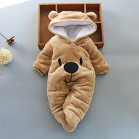 new born baby footies 2021 winter warm clothing 3 9 6 12 month baby kids boys girls cotton newborn toddler infant footies