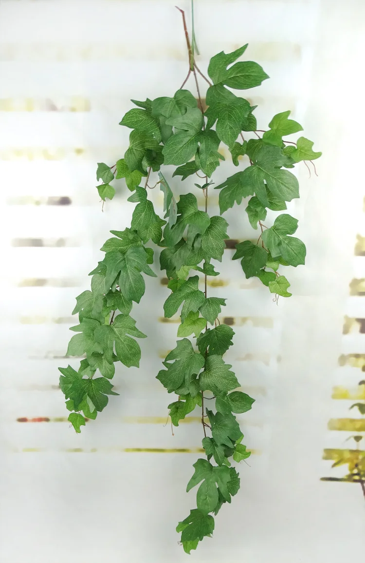 Искусственный Зеленый Кленовый лист фон цветы для украшения дома сада | Дом и сад