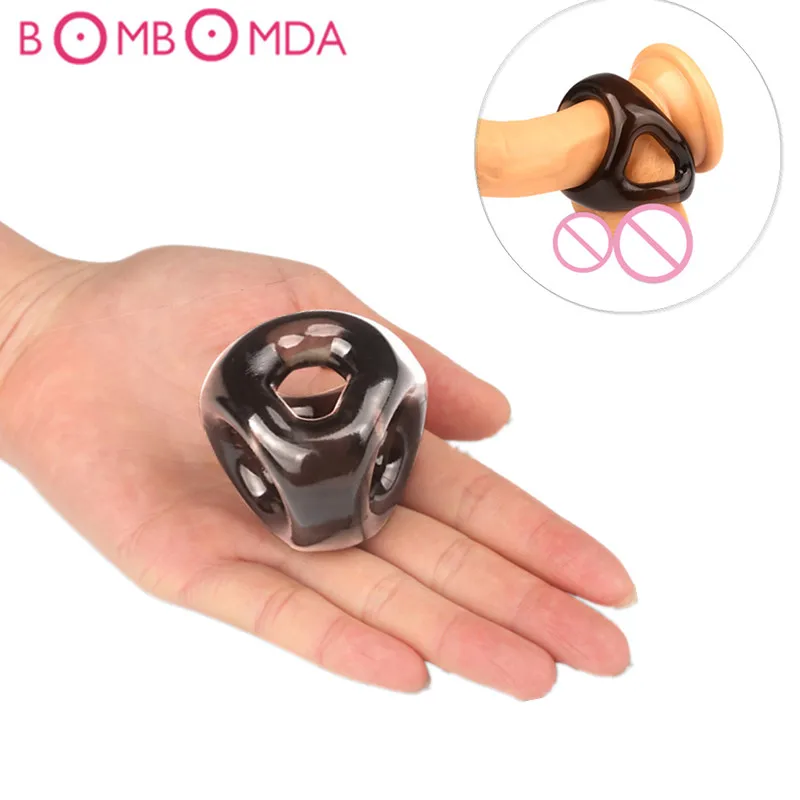 Силиконовое мужское кольцо для мошонки пениса сдерживания эякуляции секс