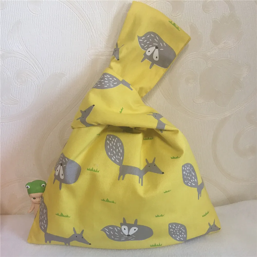 YILE хлопковая саржевая сумка с узлом на запястье подкладкой для телефона ремешком