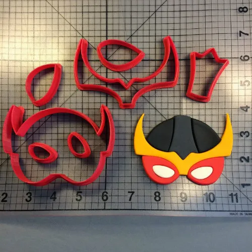 Супер маски героев печенья резак набор на заказ 3D печать помадка форма для кекса
