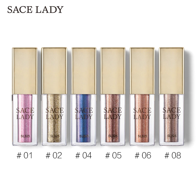 SACE леди блеск век Макияж Водонепроницаемый Shimmer Тени для Маркер крем составляют