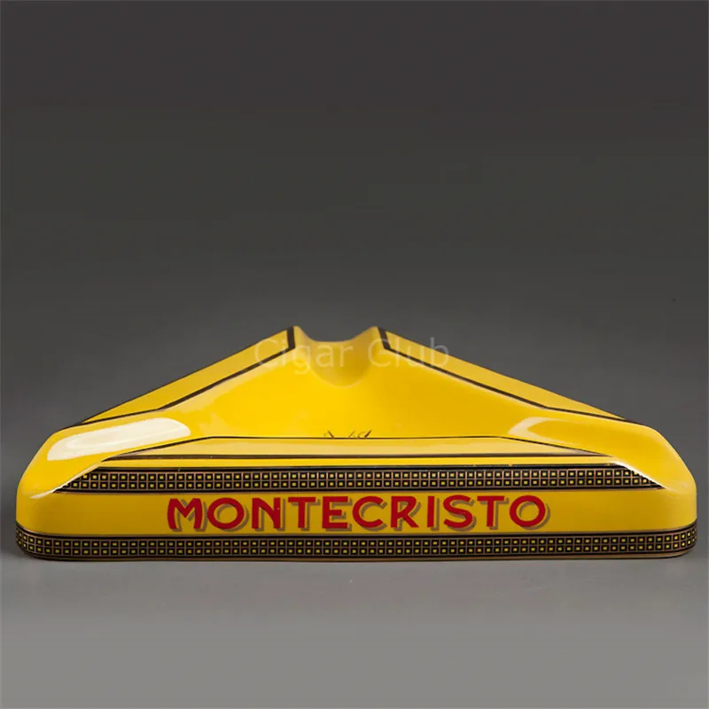 Montecristo красивые гаджеты большой Размеры желтый треугольный Керамика сигары