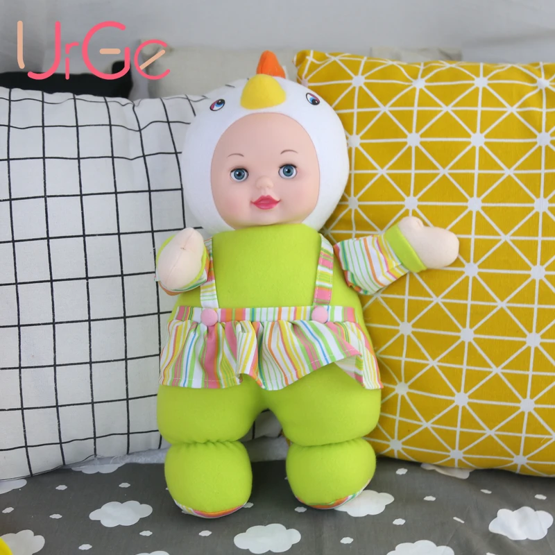 Хит продаж милый мультфильм Мягкие плюшевые мягкие курица куклы Reborn Детские