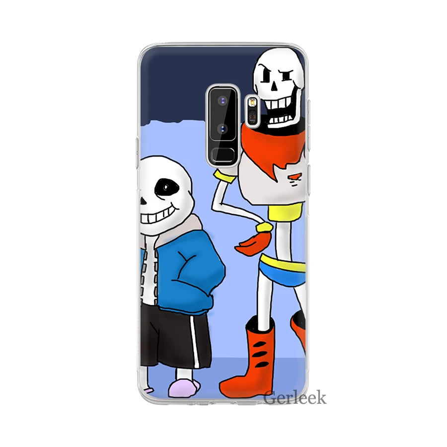 Папирус из андертейл Санс чехол для телефона Samsung Galaxy A5 A6 A8 J3 J5 J7 2015 2016 2017 2018 |