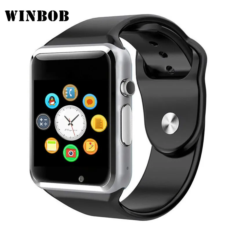 A1 WristWatch Bluetooth Smart Watch men women Sport Pedometer with SIM Camera Smartwatch For Android Smartphone Russia T15 | Электроника