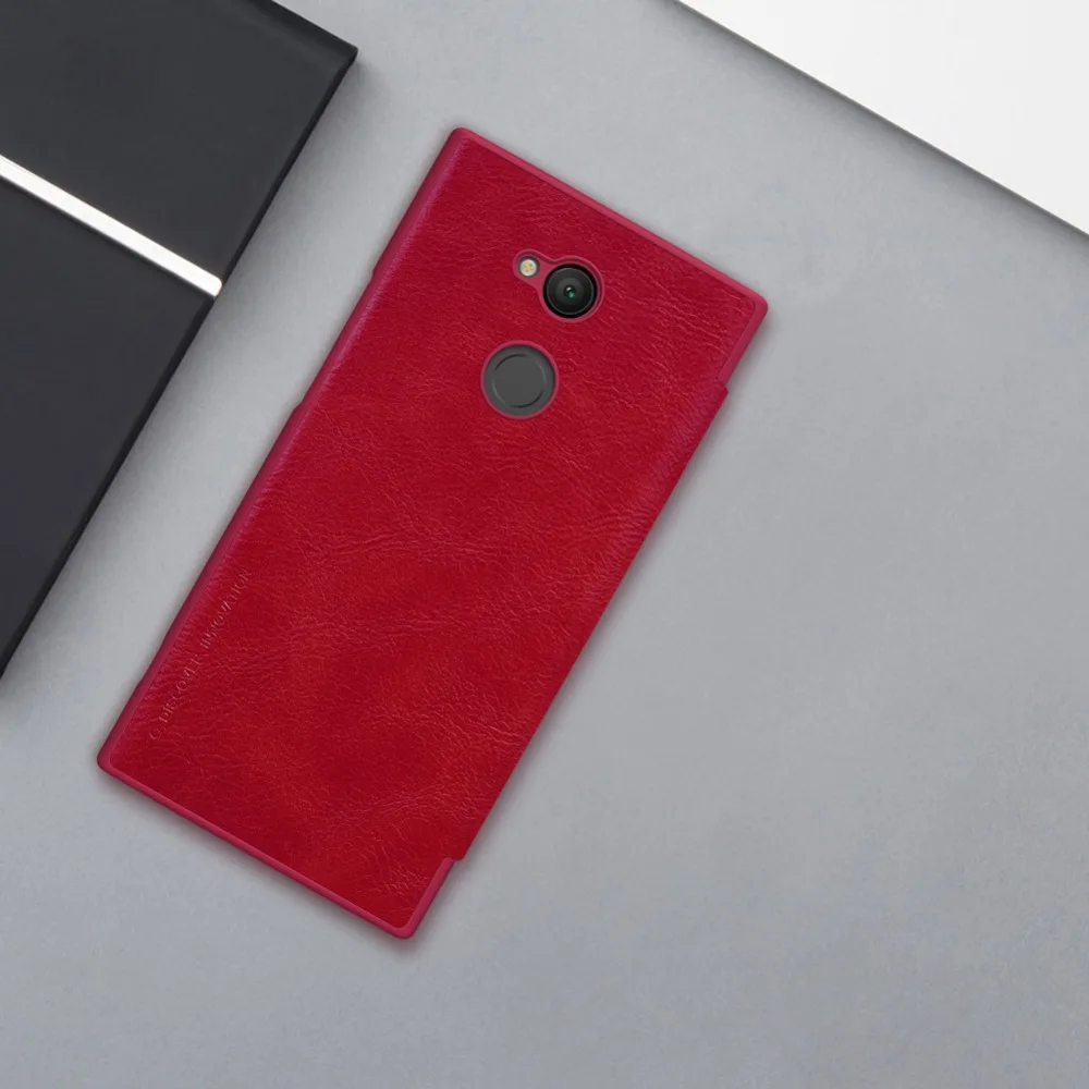 Для sony Xperia XA2 ультра Nillkin винтажный Qin pu кожаный жесткий пластиковый чехол-накладка для sony Xperia XA2 Ultra 6,0 дюймов