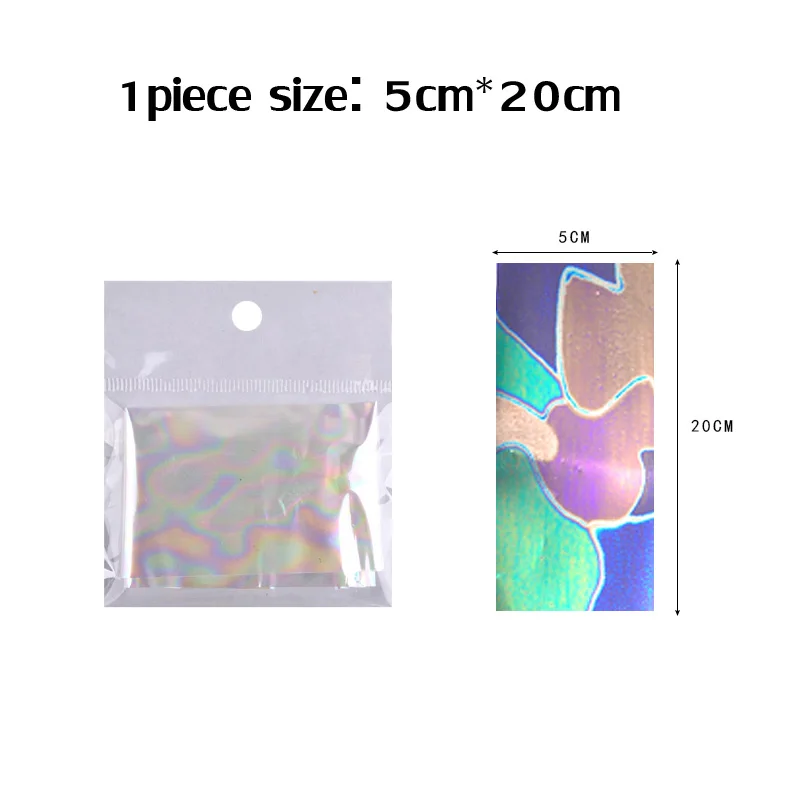 1 шт. декоративная Фольга для ногтей 5 х20 см | Красота и здоровье