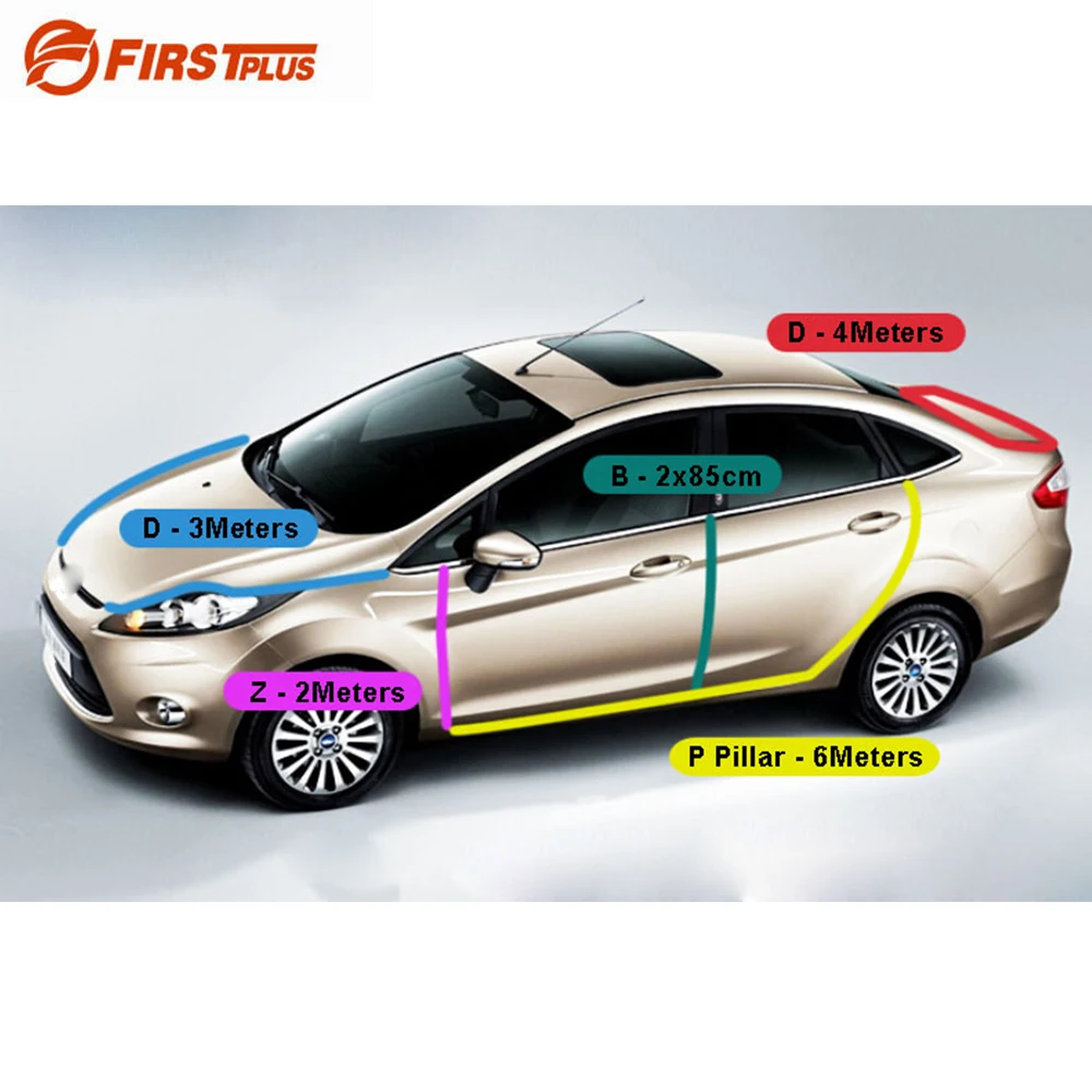Для Ford Focus Передние Задние двери капот багажник анти шум пыли уплотнительные полосы двери автомобиля уплотнение отделка