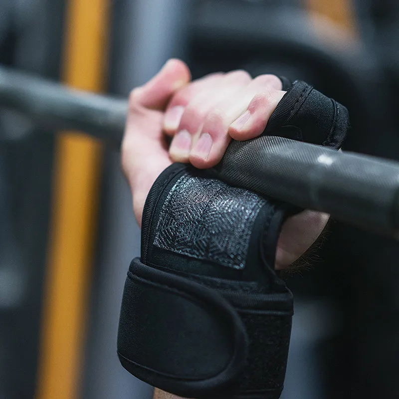 Перчатки для тяжелой атлетики фитнеса спортивные перчатки с полу пальцами
