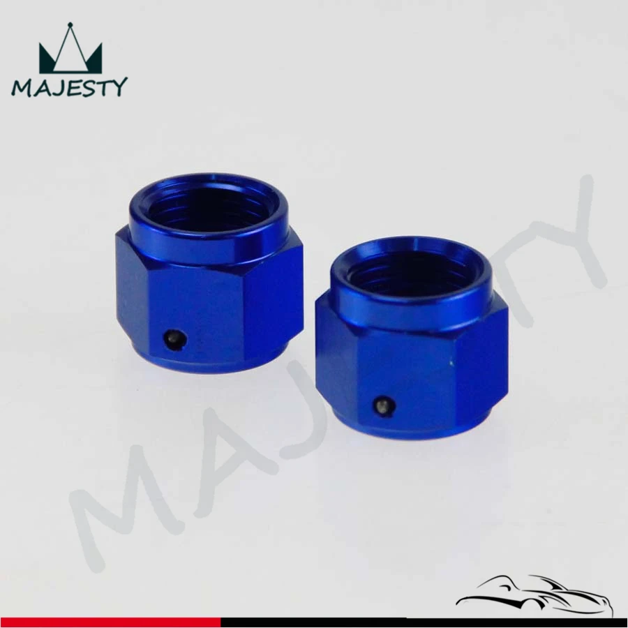 2 шт. алюминиевые концевые Заглушки для адаптера 8 AN AN8|an8 fitting|adapter fittingaluminium tube fittings