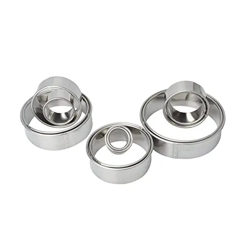 Круглый резак для печенья набор 12 круглых Пончик резцов круглые резаки