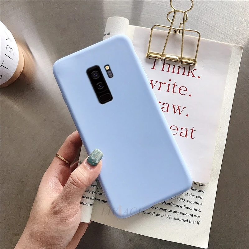 purple Силиконовый чехол для телефона ярких цветов для samsung galaxy s10, 5G, s10e, s10 plus, s9, s8, s7, s6 edge, мягкий чехол из ТПУ - Цвет: purple
