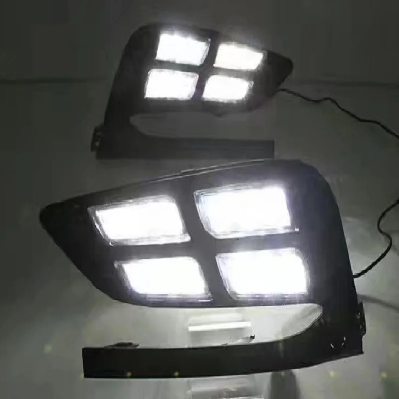 Горячая Распродажа дневных ходовых огней светильник противотуманных фар с серым