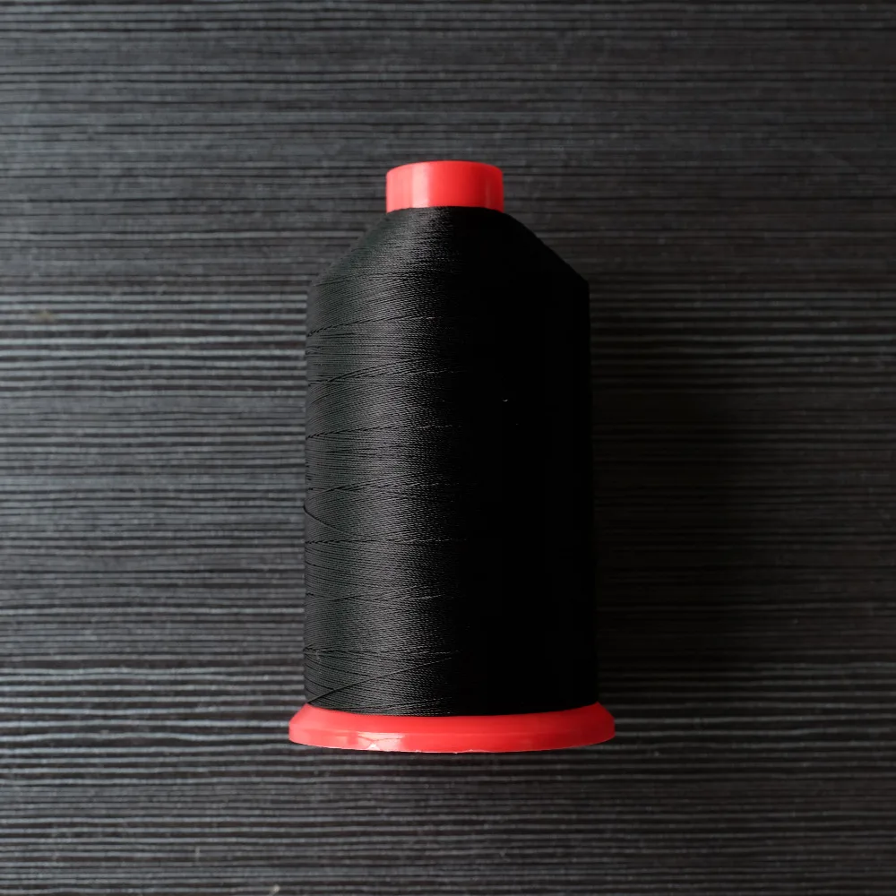 TEX90 2300 ярдов черный высокая прочность скрепленные нейлоновые нитки 0.5LB Полиамид
