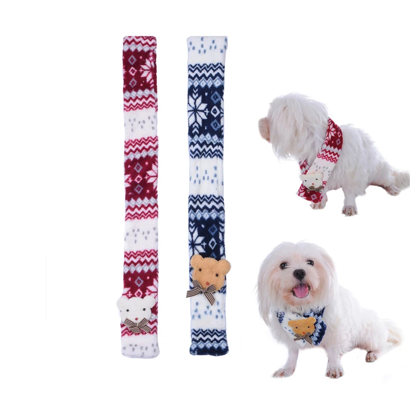 Мода 2017 1 шт. кошачий шарф с принтом снега для домашних животных новый дизайн Chritsmas