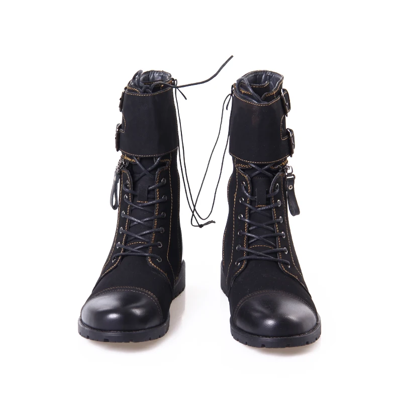 Очень классные высокие сапоги теплые зимние мужские модные бархатные Ботинки Martin мотоциклетные ботинки