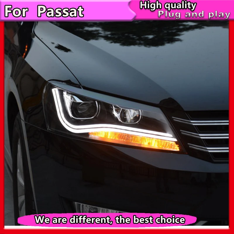 Автомобильный Стайлинг для VW Passat B7 US Verson 2012 2015 фары DRL H7/D2H Hid Bi Xenon Beam|Фара авто в