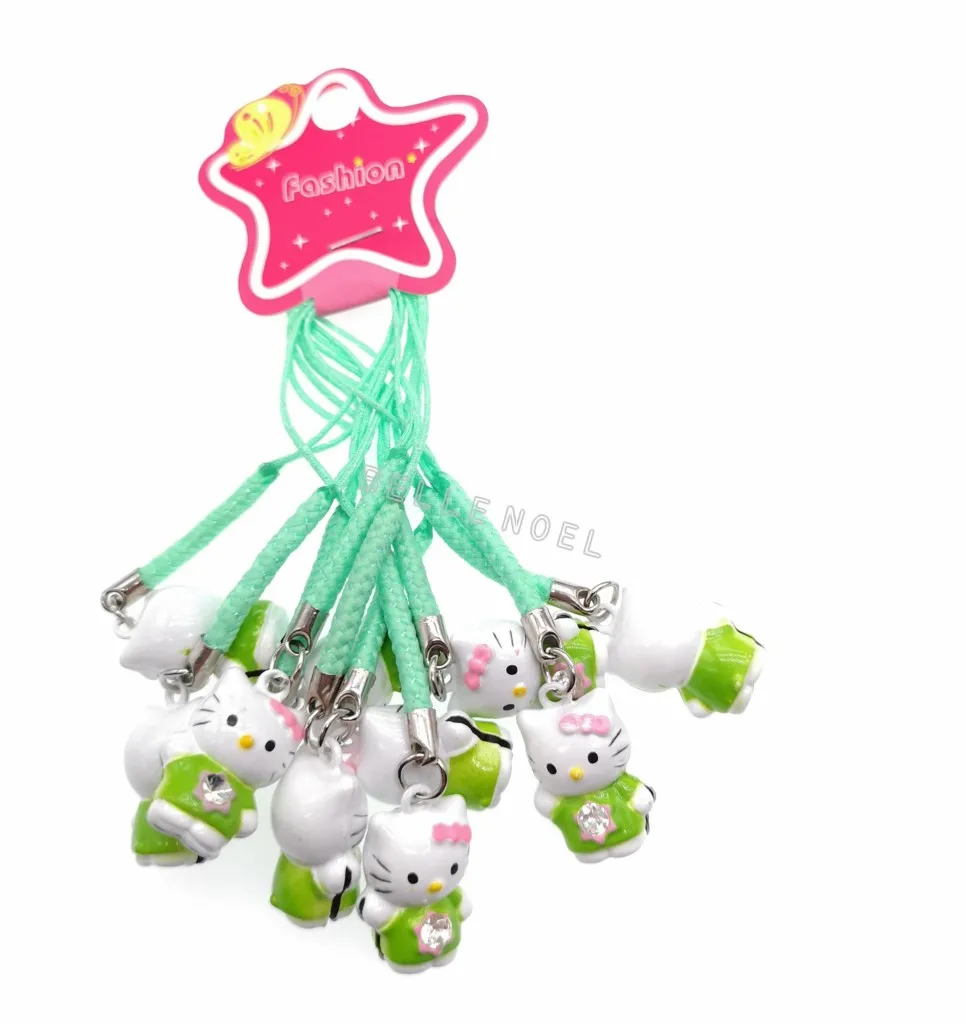 100 шт. мультфильм hello kitty Дети Прекрасный колокольчики рождественские украшения