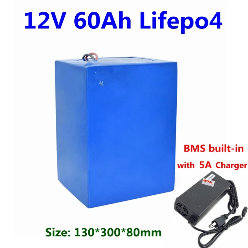 Аккумулятор LiFepo4 12 8 в 60 ач для хранения солнечной энергии солнечная система