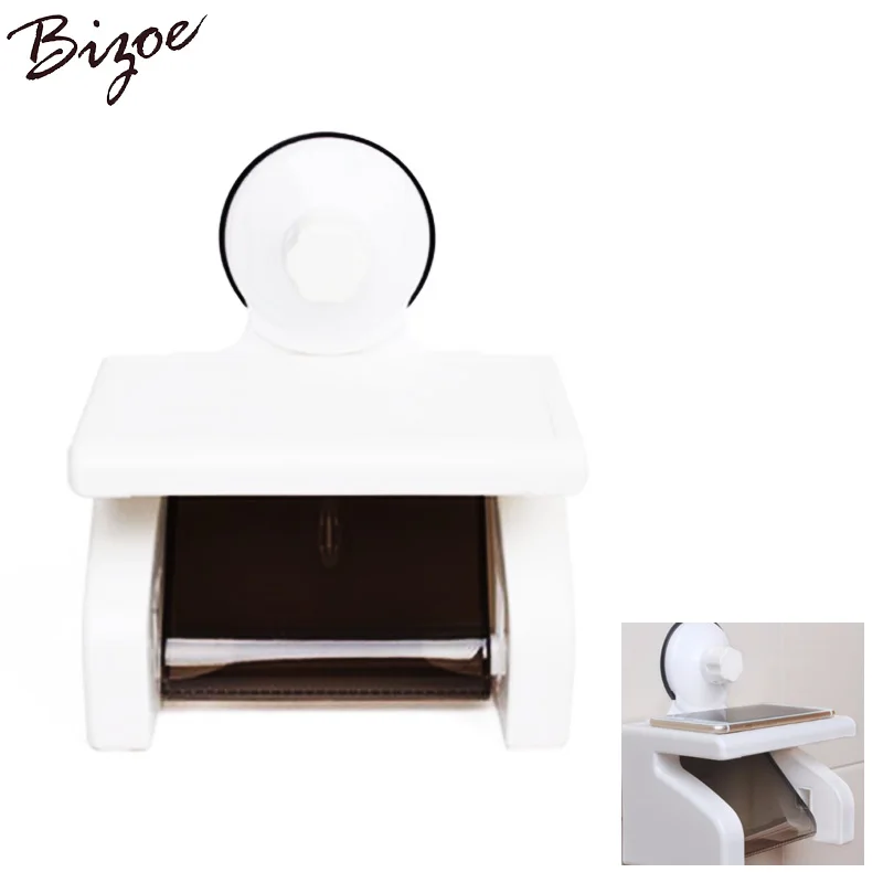 

waterproof toilet roll paper holder powerful wall suction with tray no hurting toilet paper rack