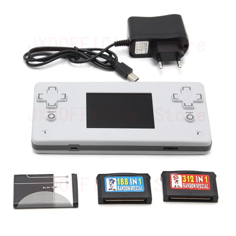 New 2.8 Inch Video Game Console Handheld Built-in 259 Games with 2 Card Support AVOUT rechargeable lithium battery | Электроника