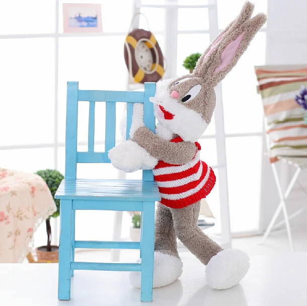 

Creative Hot Cartoon Selling Item Plush toys Bugs Bunny Stuffed Animal Kawaii Doll For Kids Soft Pillow Funny Toy Christmas Gift