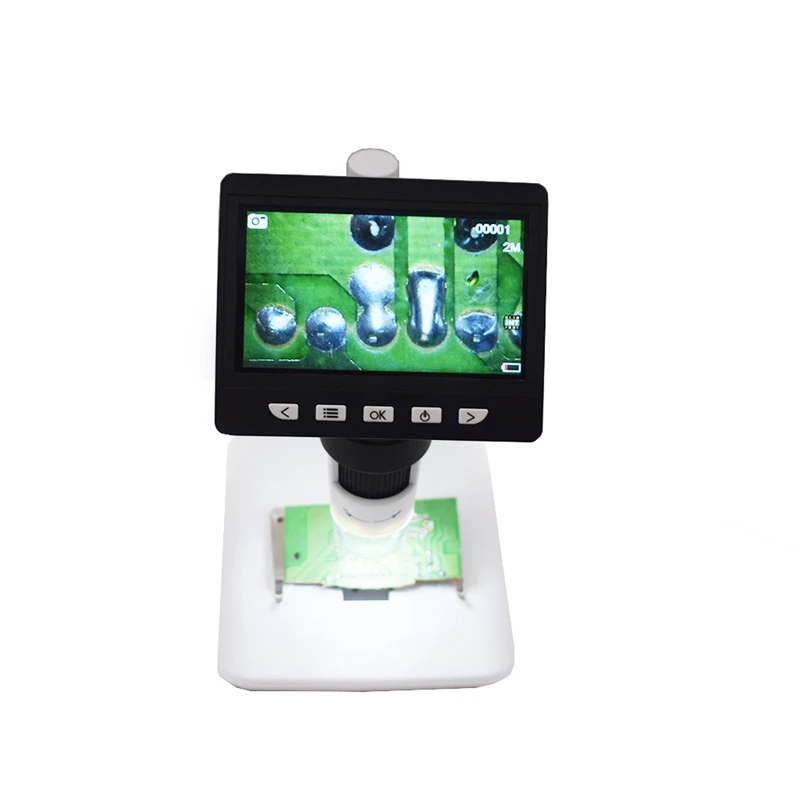 1000X 2.0MP цифровой микроскоп с 4 3 &quotHD LCD паяльный инструмент USB 8 светодиодами и
