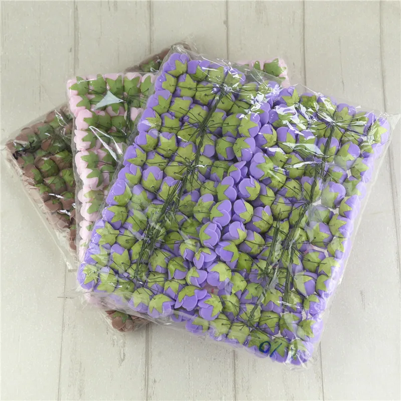 12 шт. разноцветные искусственные розы из пенополиэтилена 2 5 см|scrapbooking flowers|cheap