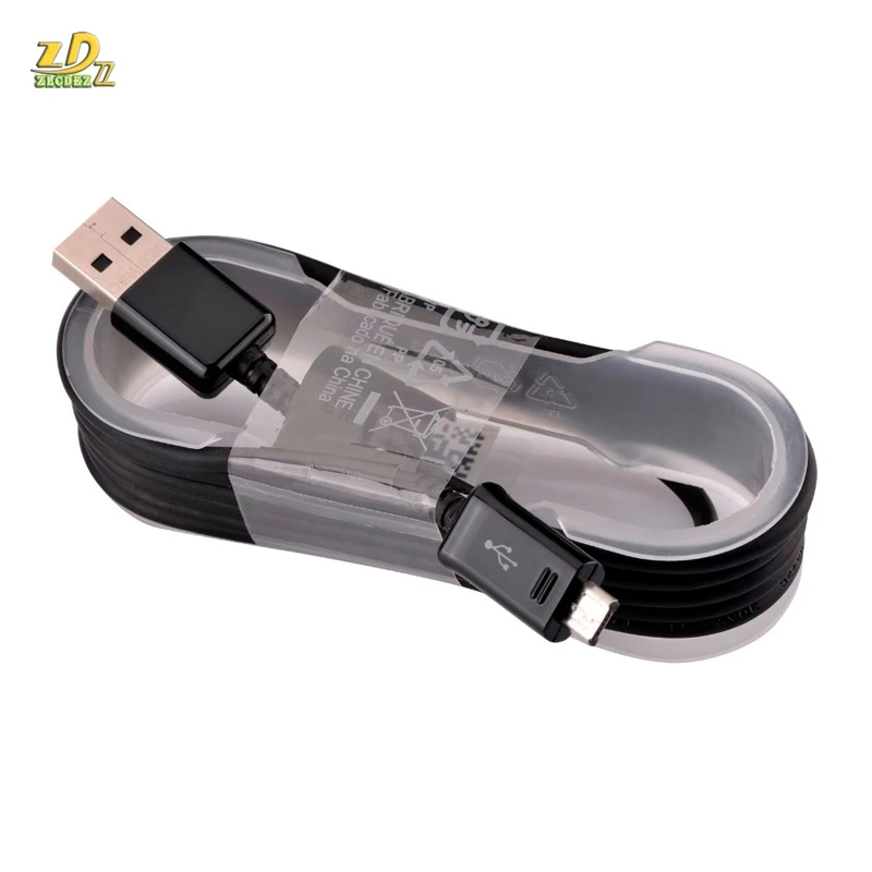100 шт./лот, черный, белый, 1,5 м, Micro USB 2,0, кабель для зарядки и синхронизации данных для samsung Galaxy NOTE4/5 A9 A8 S7 S6 Edge, телефонов на базе Android