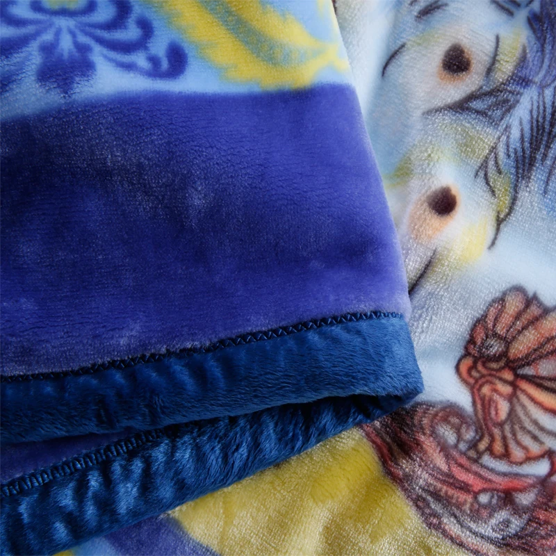 ARNIGU Bohemia style luxury printed Thick Blanket Thicken Raschel plaids soft Bed Sheet 200x230cm Winter Bedding Throw or Quilt | Дом и сад