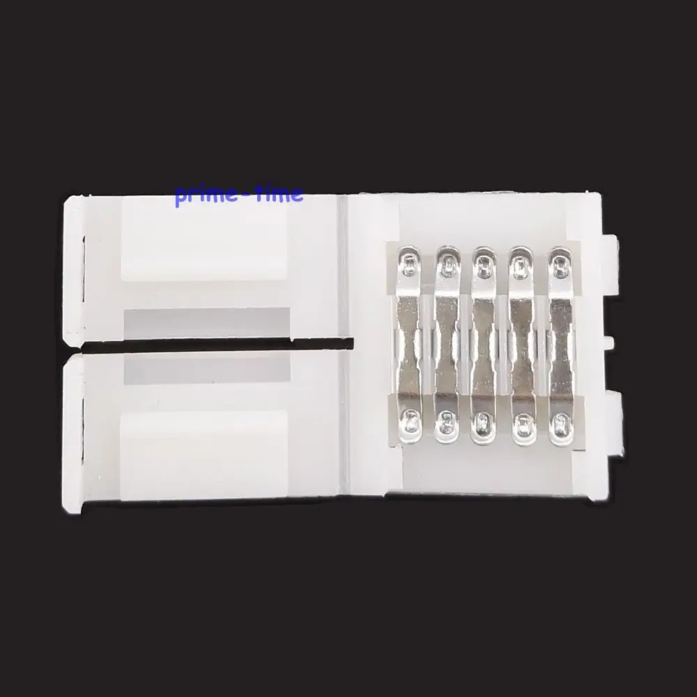 10 шт., 5-контактный 10 мм разъем для светодиодной ленты 10 мм