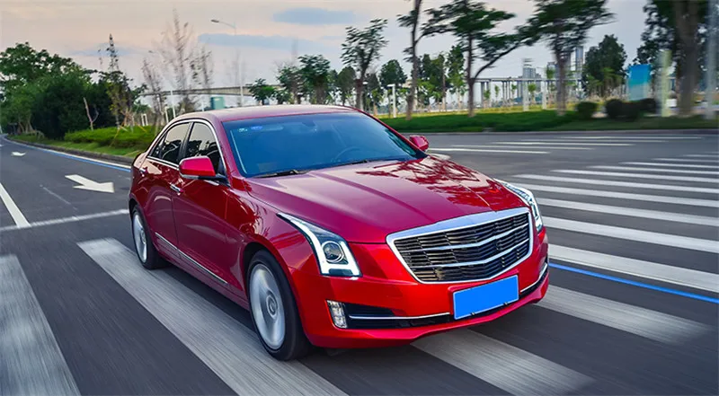 VLAND фабрика для автомобиля фара для Cadillac ацл светодиодный фара на панель DRL H7 ксеноновая лампа Plug And Play дизайн 35 Вт
