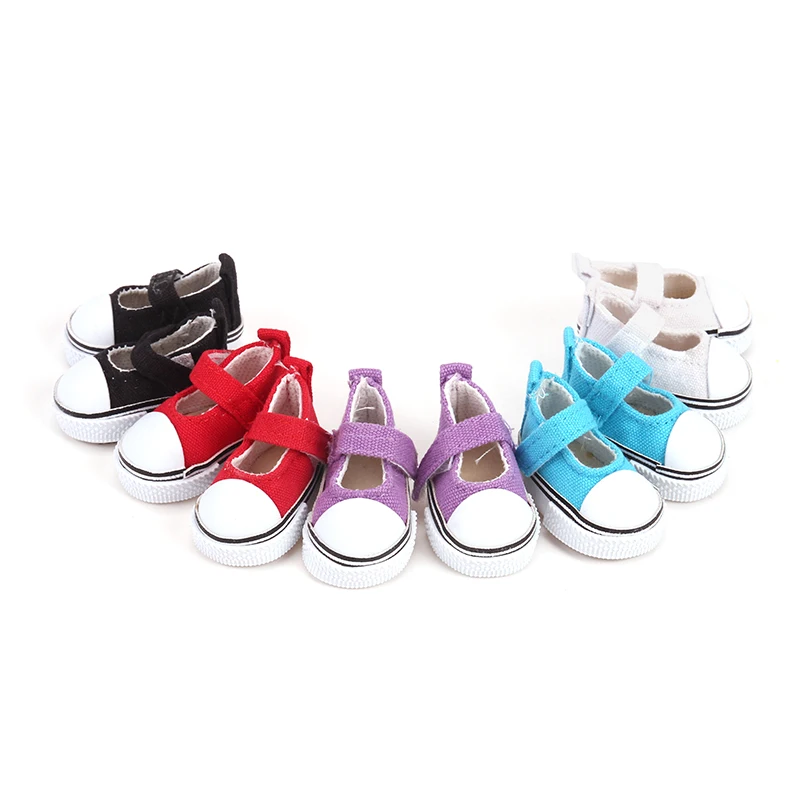 

BJD 50 cm Dolls Shoes Velcro Sneakers 1/4 Girl Doll 5 Cm Canvas Sport Shoes Toys Accessories b5-1