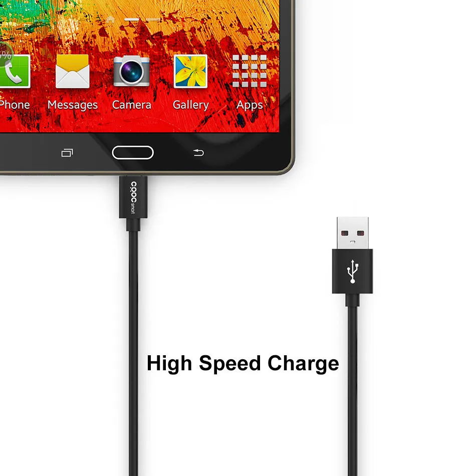 Кабель Micro USB CRDC QC 2 0/3 0 высокоскоростной кабель для быстрой зарядки 25 м 5 1