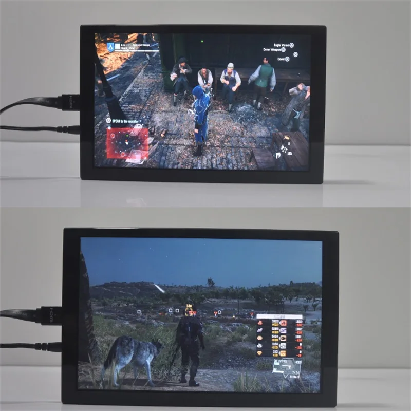 10.1 inch 1920*1200 2k portable HDMI1.4 IPS monitor display for Raspberry pi XBOX PS game machine/monitor/car/camara/Aerial