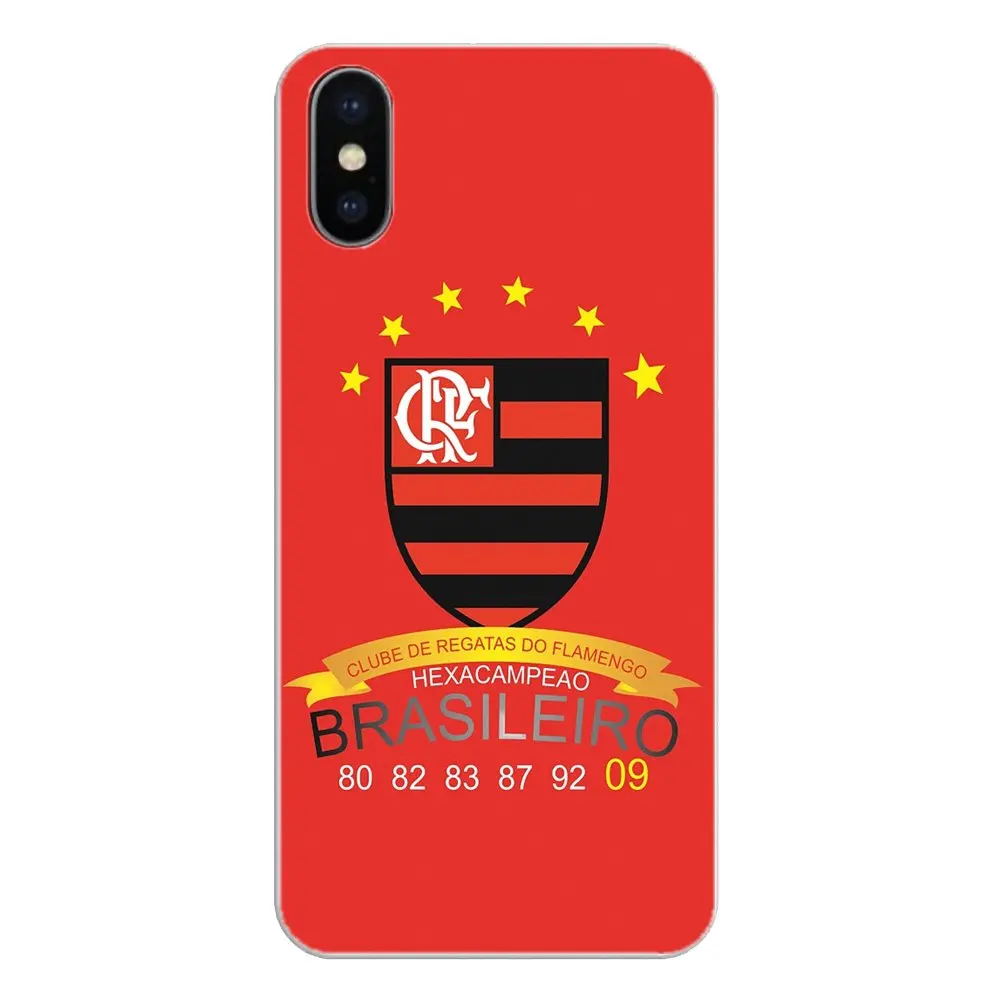 For Xiaomi Mi A1 A2 5X 6X 8 lite SE Pro Max Mix 2 2S 3 Mi5 Mi5S Clube de Regatas do Flamengo Logo Soft Transparent Shell Covers |