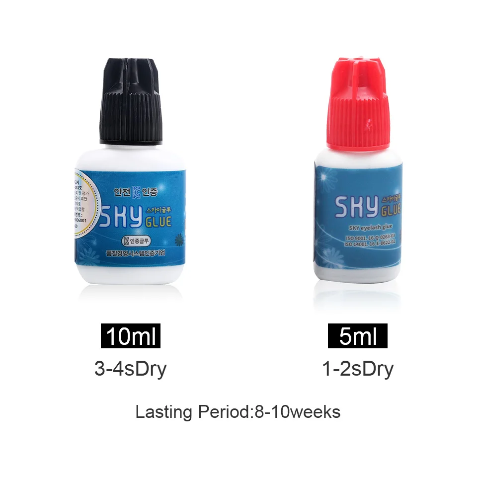 

1 Bottle Eyelash Extension Glue Adhesive Retain 6 Weeks Fast Drying 3-4S Eyelashes Extension Glue Professional Tools for Make Up